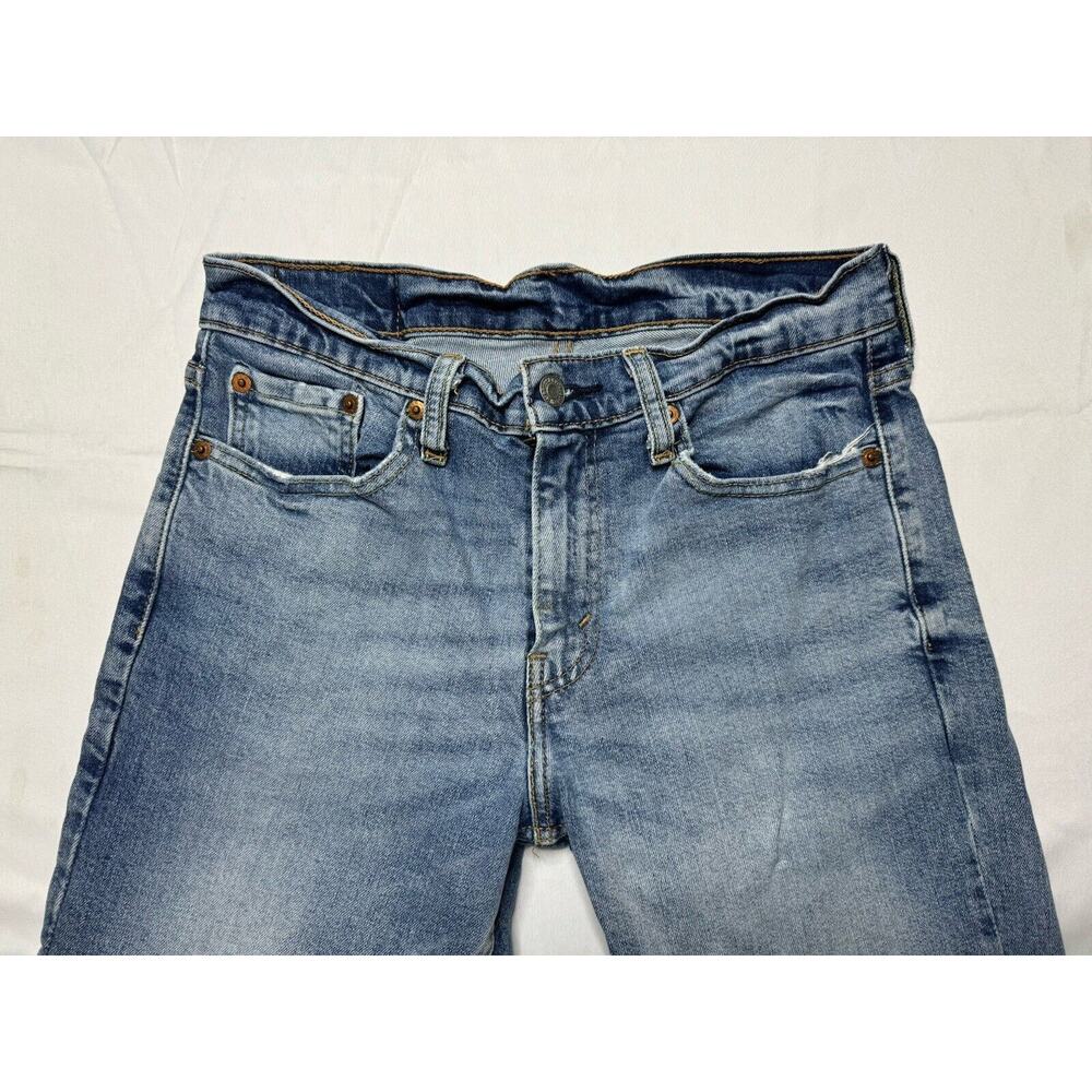 Levis 511 Men's Slim Fit Straight Leg Light Wash Blue Denim Jeans - Size 30x29 - Picture 5 of 7